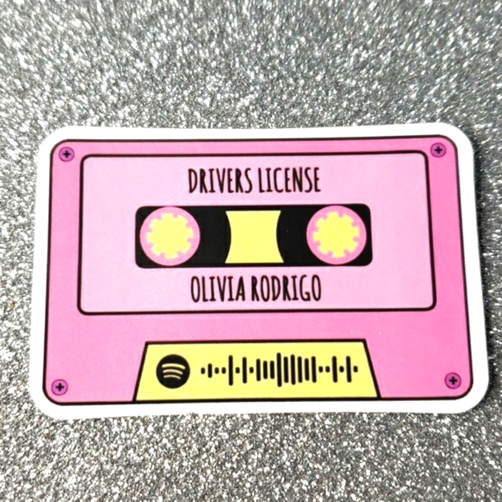 10/$10 Waterproof Sticker Cassette Tape Olivia Rodrigo